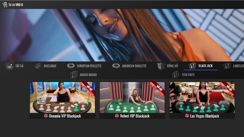 Live Casino Tin88 sòng bài trực tuyến đẳng cấp với Dealer thật