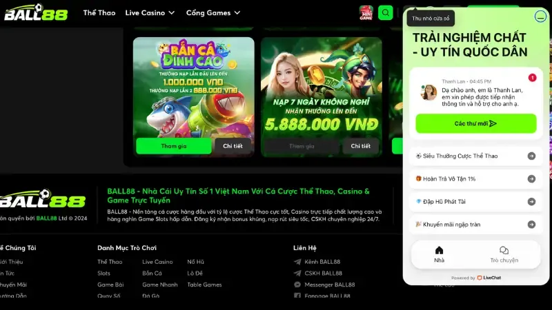 Liên Hệ Ball88 – Các Kênh Hỗ Trợ Thành Viên Chính Thức